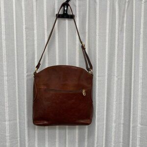 Marino Orlandi Made in Italy Leather‎ Shoulder Bucket Bag - EUC